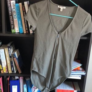 Express NWOT olive body suit